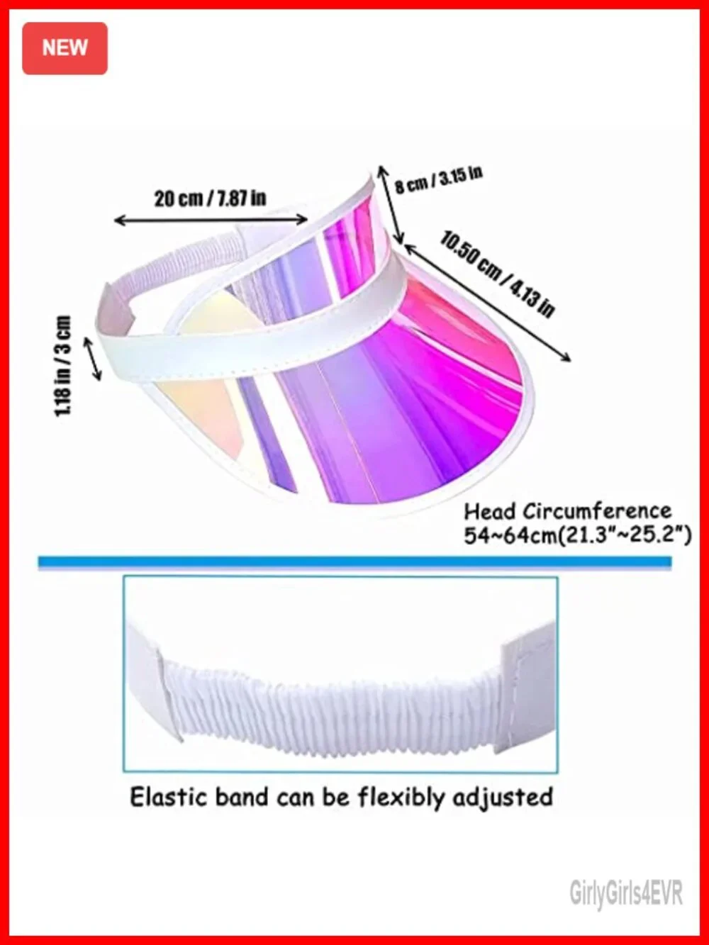 5 Pack Sun Visors Hats Women Plastic Retro Bachelorette Party Sports Beach Golf